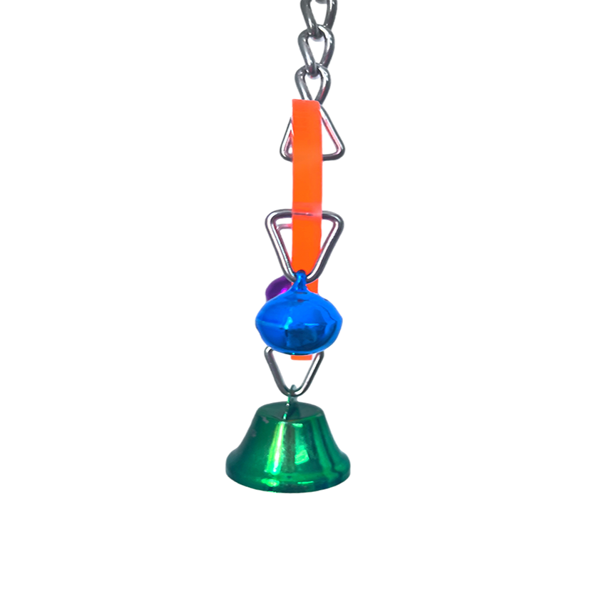 Pet Bird Toys Bell Interactive Treat Puzzle Parrot Toy Bird Cage Small Bird Swing Chew  Toys Fun Cage Accessories