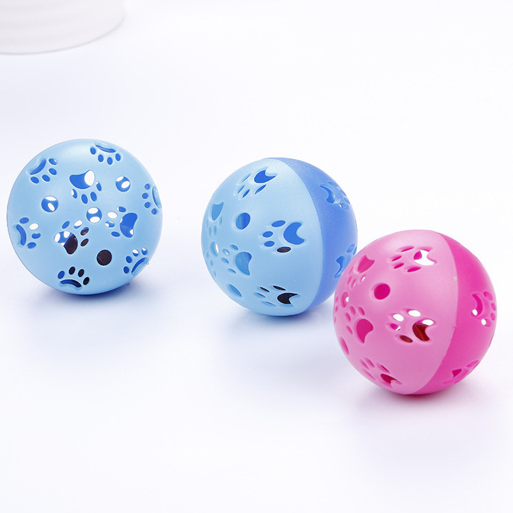 5cm cat accessories Play paw Balls Pet Cat Kitten Jingle Bells little jingly ball cat toys