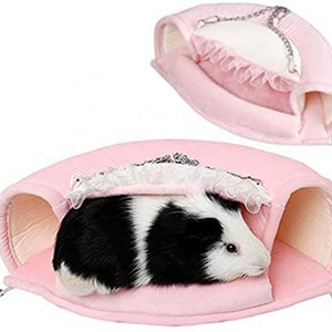 Hamster Tunnel Bed Small Animal Hanging Tunnel Hamster Toys Warm Nest Tunnel Toys for Squirrels Small Guinea Pigs Sugar Glider