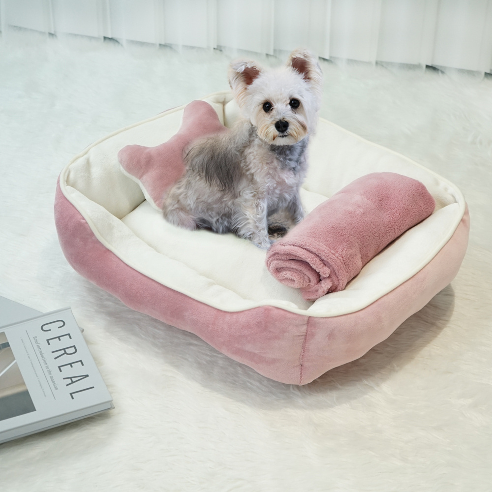 new products 2024 pet sleeping mat warm dog bed soft fleece orthopedic pet beds cat nest pet bed