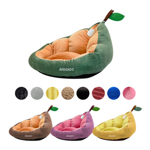 Cute Pet Cushion with Lumbar Support Anti-slip Plush Chair Pad Back Support Sofa Cushion Reading Seat Pad Mat