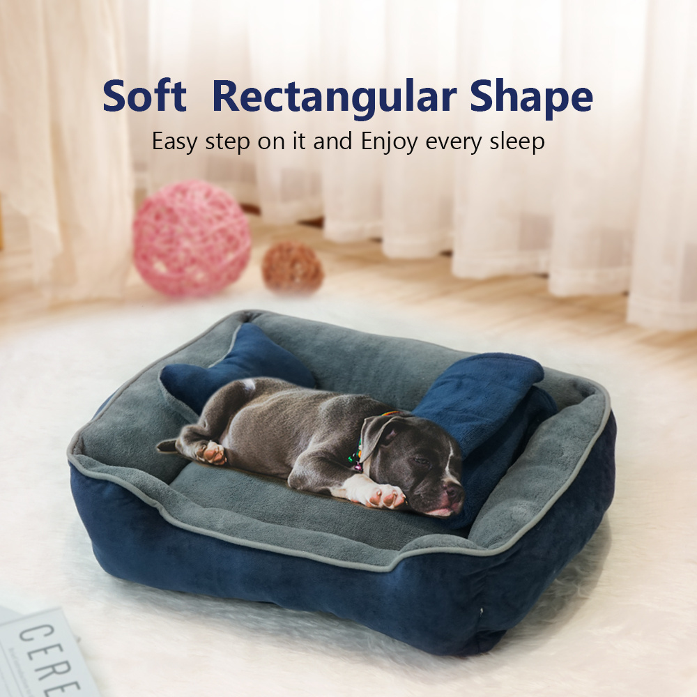 new products 2024 pet sleeping mat warm dog bed soft fleece orthopedic pet beds cat nest pet bed