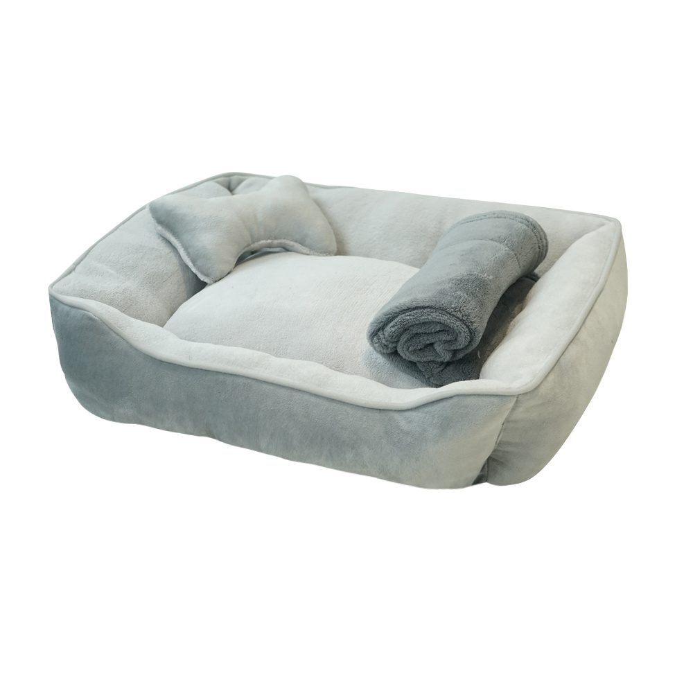 new products 2024 pet sleeping mat warm dog bed soft fleece orthopedic pet beds cat nest pet bed