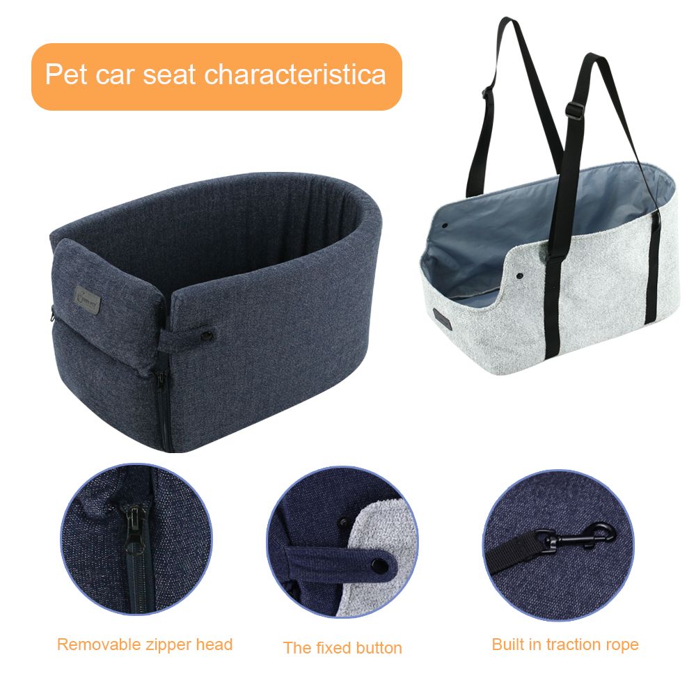 2 in 1 small dog cat pet carrier in car washable dog car seat pet carrier high quality safety dog travel carrier