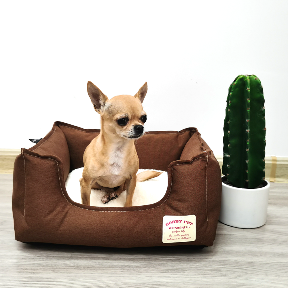 Bobbypet manufacturer raised dog bed 600D oxford waterproof pet beds designer dog beds