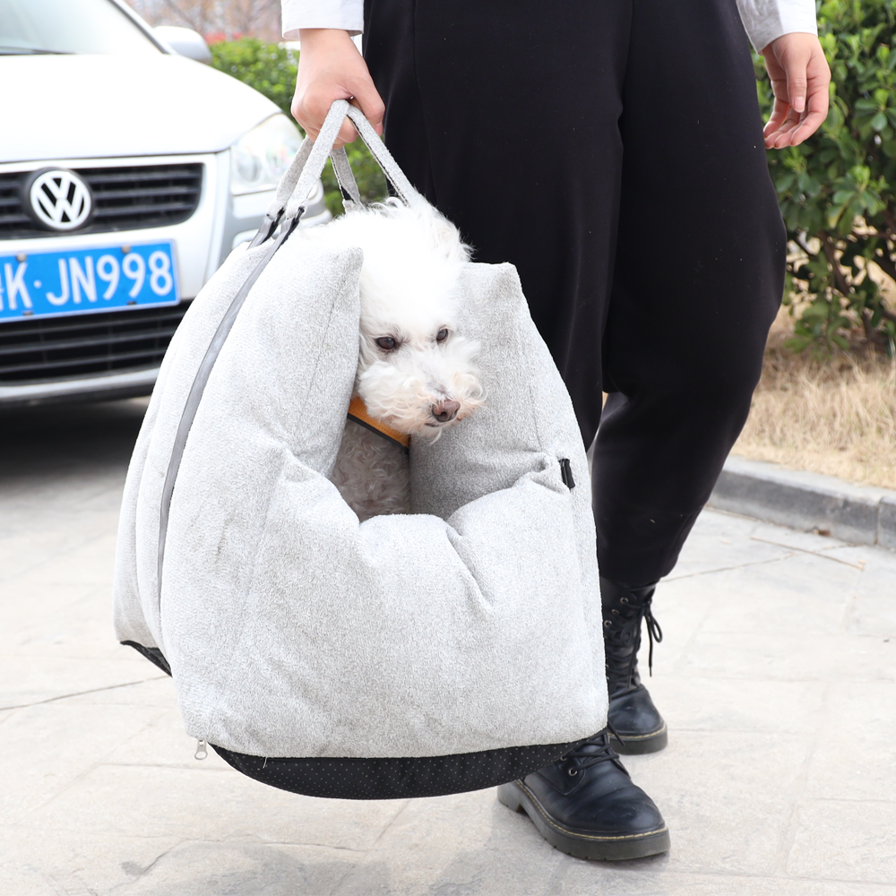 Multi functional dog car seat 3 IN 1 Carrier Cat Dog Bed Anti-Collision Car Safety Seat Bed