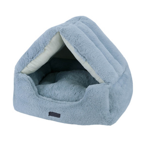 self warming cat sleeping beds cozy nest cat beds calming pet beds for cat with soft plush