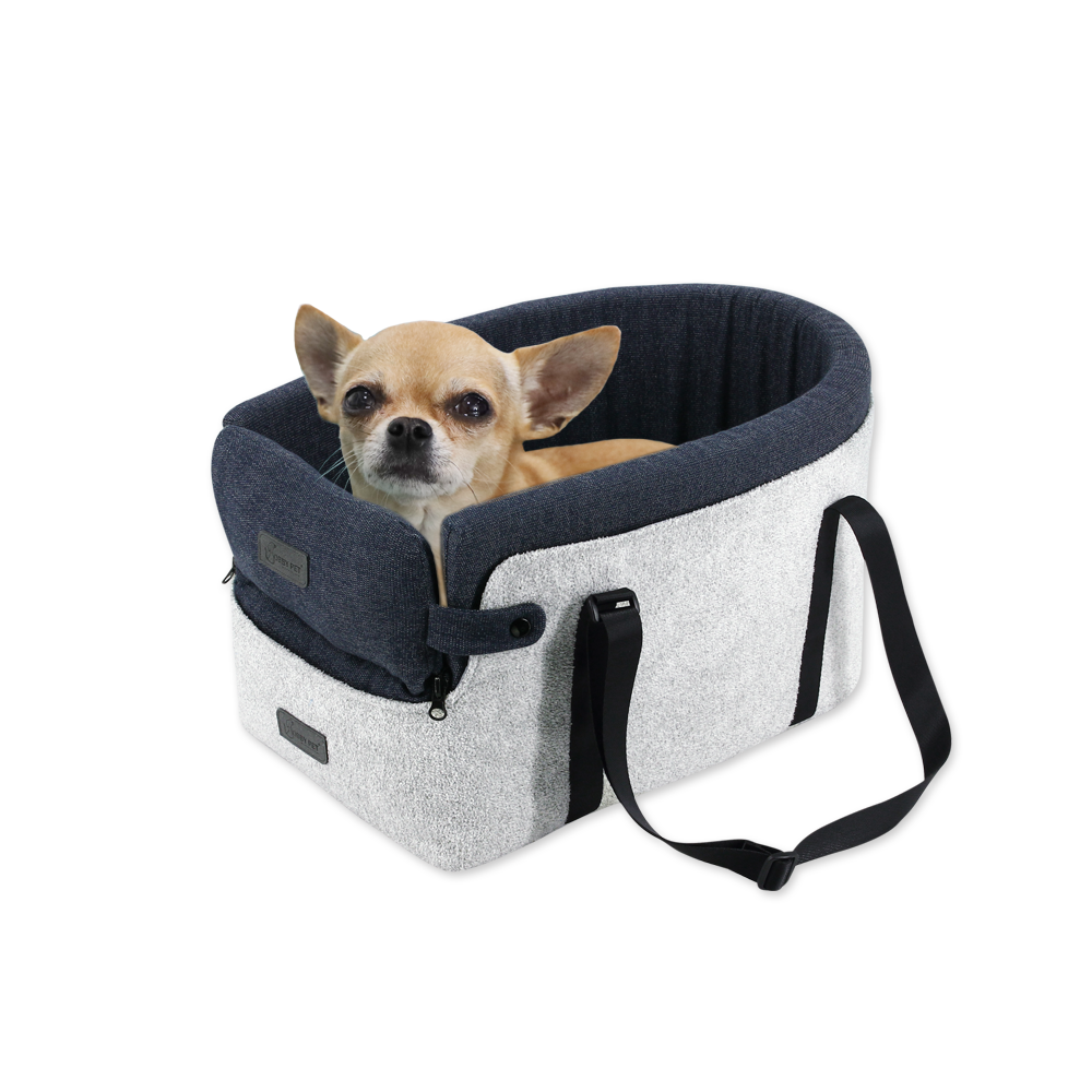 dog car bed durable dog console car seat 2 in 1 design dog car booster seat