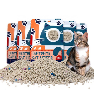 Eco-friendly Highly Absorbent Cat litter wholesaler litter Quick clumping Super odor control bentonite cat litter