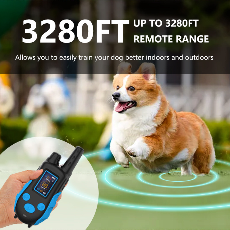 Electric Collar with Remote Vibrating Remote Control Pet Slave Shock 3300ft Remote Dog Training Collar for Small Medium Dogs