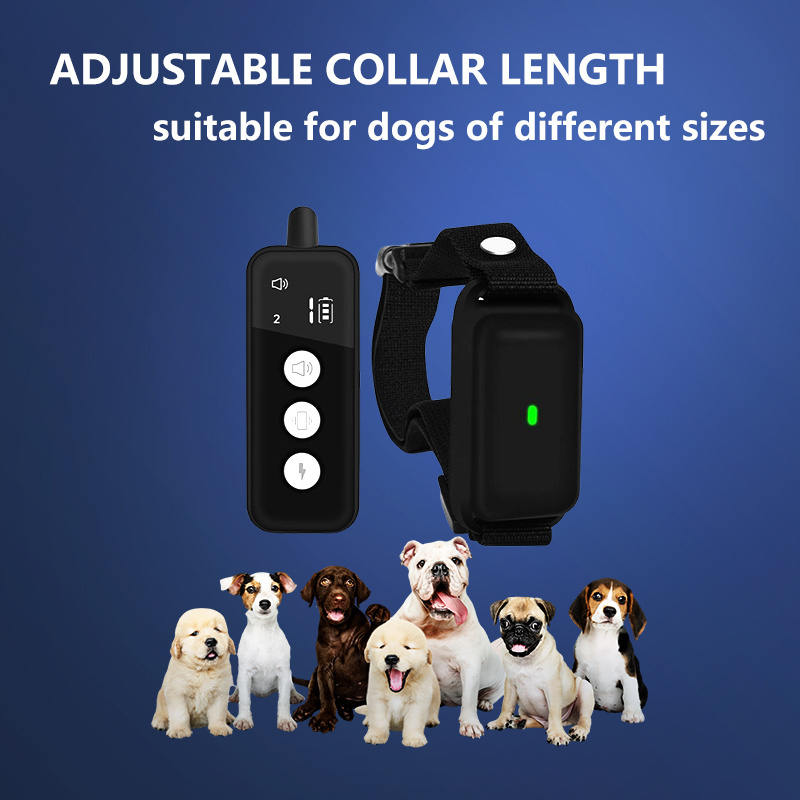 New Pet Trainer Human Waterproof Remote Electric Control Pet Dog Training Rechargeable Shock Collar For Dog Training