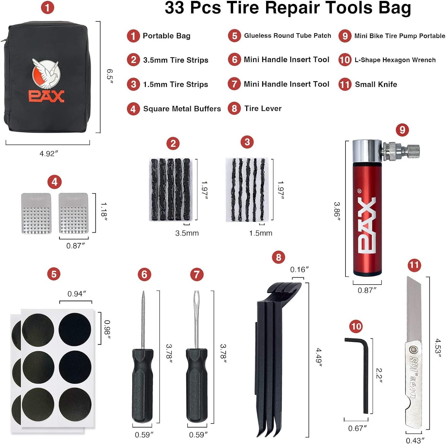 Tire Repair Tool Kit