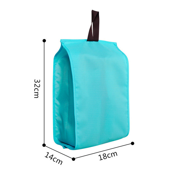 Wholesale PVC Waterproof Nylon Shoe Storage Bag Zipper Shoe Dust Bag