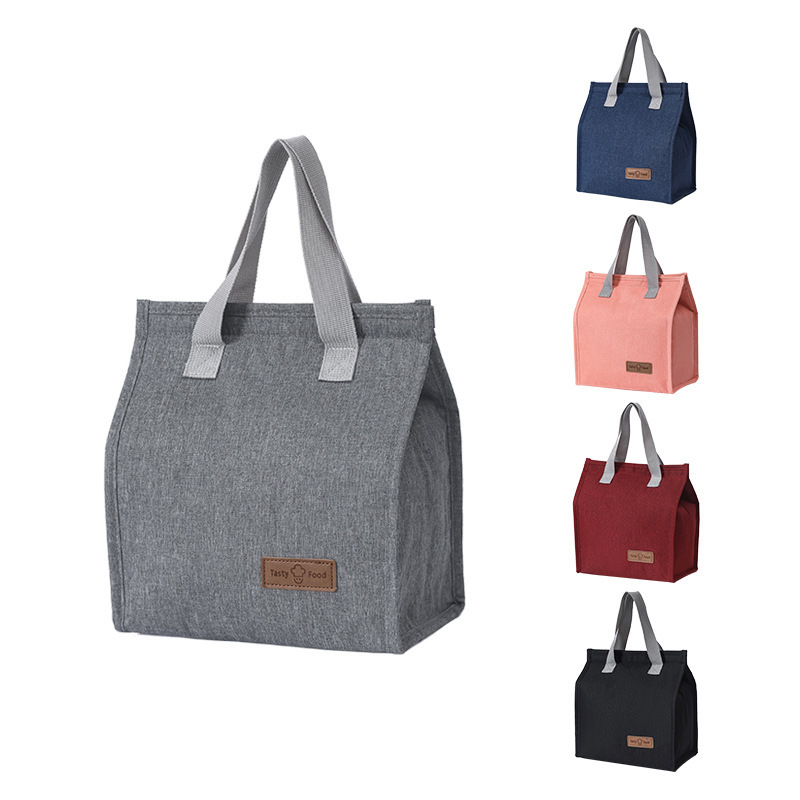 Customized Advertising Thermal Lunch Tote Bag Food Drink Carry Packaging Bag Insulated Lunch Cooler Bag