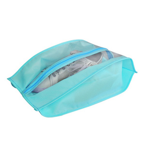 Wholesale PVC Waterproof Nylon Shoe Storage Bag Zipper Shoe Dust Bag