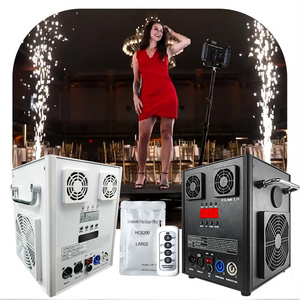 Large style Cold sparkler Machine Cold Spark Machine fountain  Fireworks for Wedding Stage Wireless  Remote Control