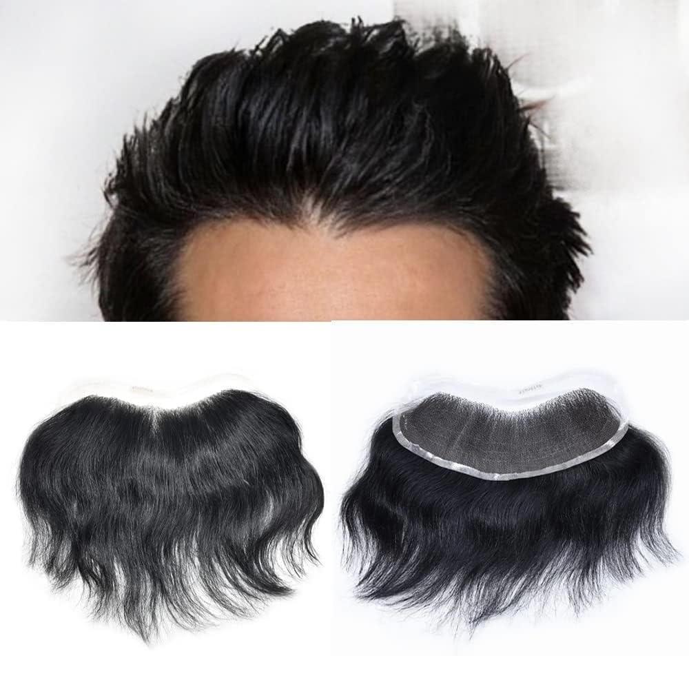 100% Remy Human Indian Hair Frontal Lace Hairpiece Natural Hairline Patch for Men From Bangladesh With Direct Factory Price