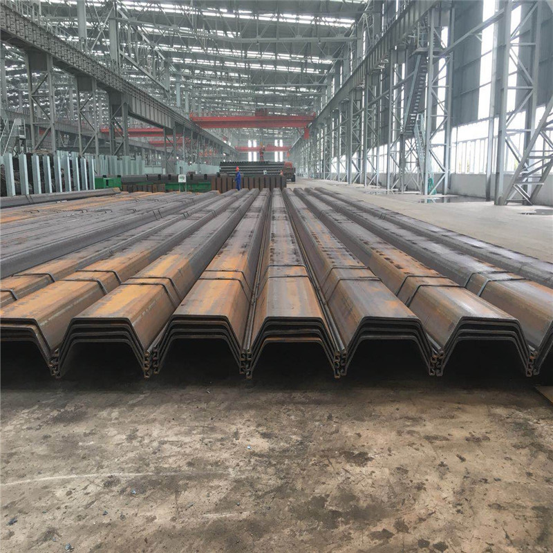 U Type Steel Sheet Pile Used for Road and River