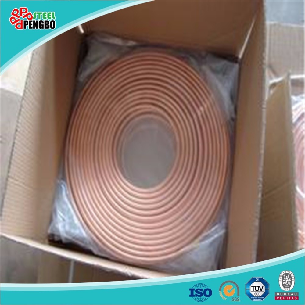 Flexible Copper Pipe Fridge Capillary Tube Copper Tube  Pancake Coil Copper Pipe for Air Conditioner