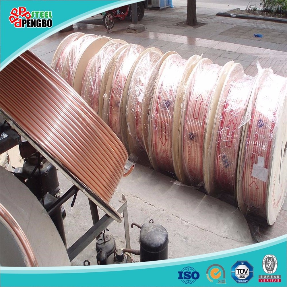 Flexible Copper Pipe Fridge Capillary Tube Copper Tube  Pancake Coil Copper Pipe for Air Conditioner