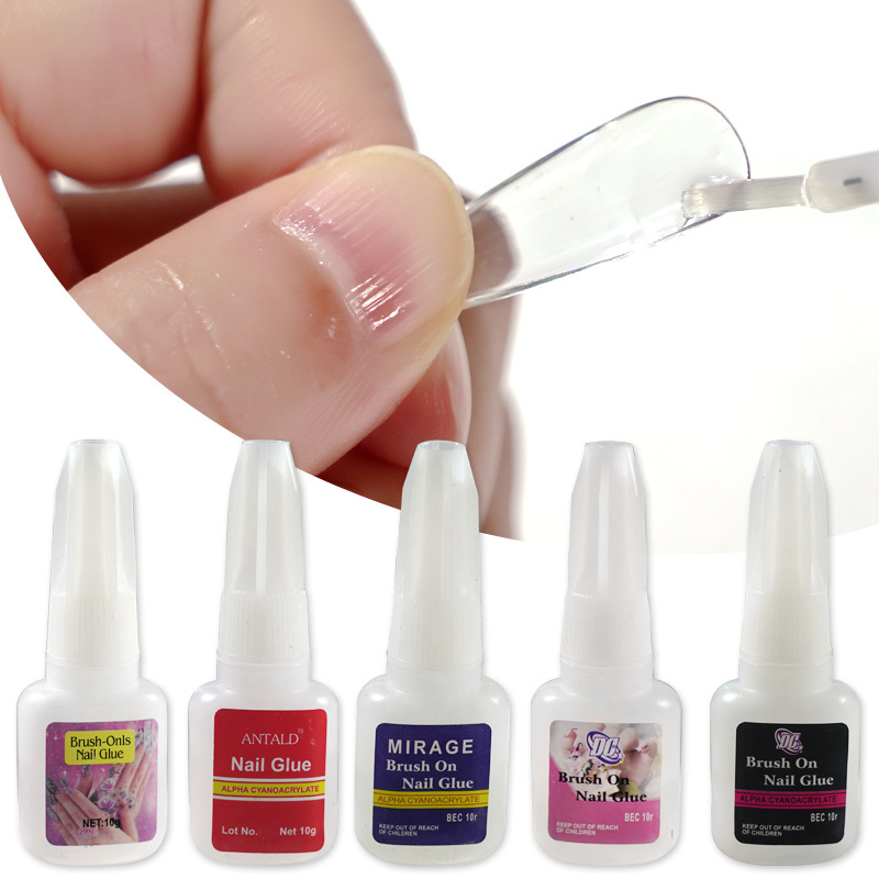 10g mxbon Nail Glue for press on nails False Acrylic Rhinestone Beauty Makeup UV kds Nail Gel for manicure Decoration