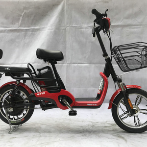 Mini Electric Scooter With Three-Speed Shift Button PEDAL ASSIST E BICYCLE 16inch 48v350w MOTOR 48V12AH BATTERY