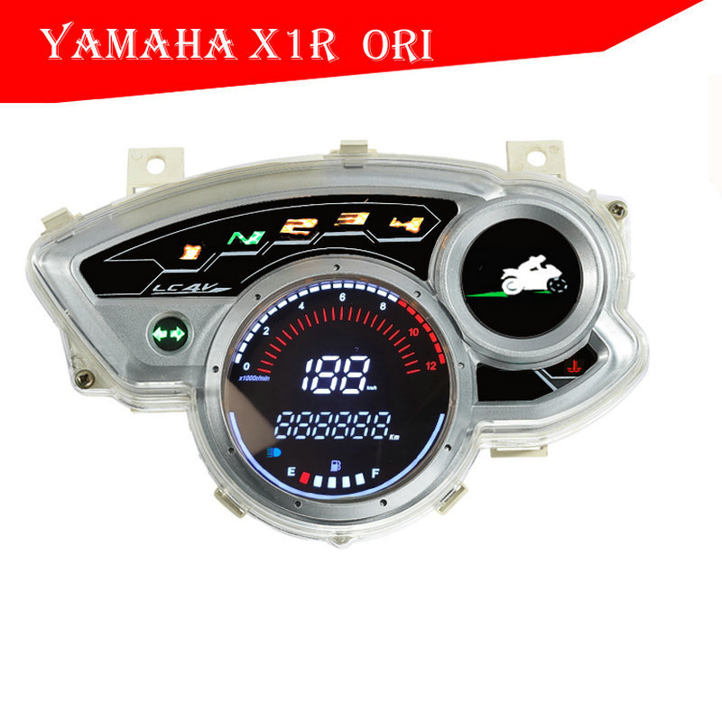 Export X1R 135 Motorcycle Digital Instrument LCD Electronic Stopwatch Waterproof Automatic Brightness Adjustment