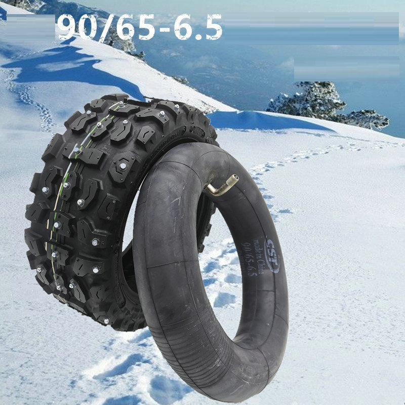 Electric Scooter Snow Tire 11 Inch 90/65-6.5 Outer Tire 10 Inch 255x80 Anti-Skid 10 * 3.0 Inner And Outer Tire