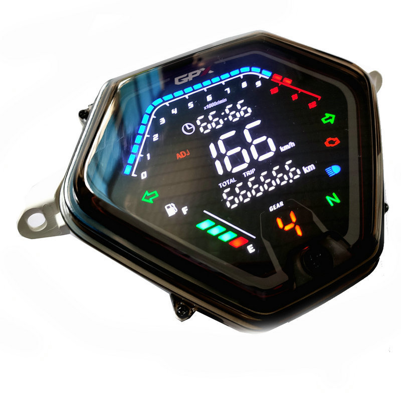 Exported to Thailand GPX Rock110 Motorcycle Digital Instrument Modified Color Digital LED Full Screen DASHBOARD WITH touch table