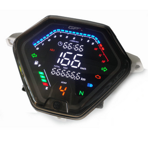 Exported to Thailand GPX Rock110 Motorcycle Digital Instrument Modified Color Digital LED Full Screen DASHBOARD WITH touch table