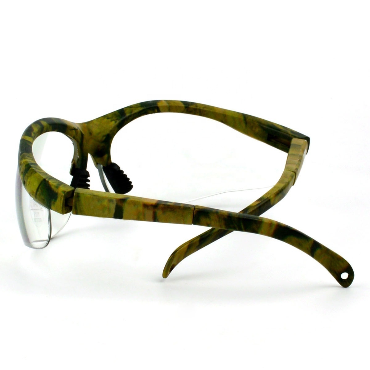 Fashionable Camouflage Transparent Anti-Fog UV Safety Goggles Personal Protective Eyewear Glasses