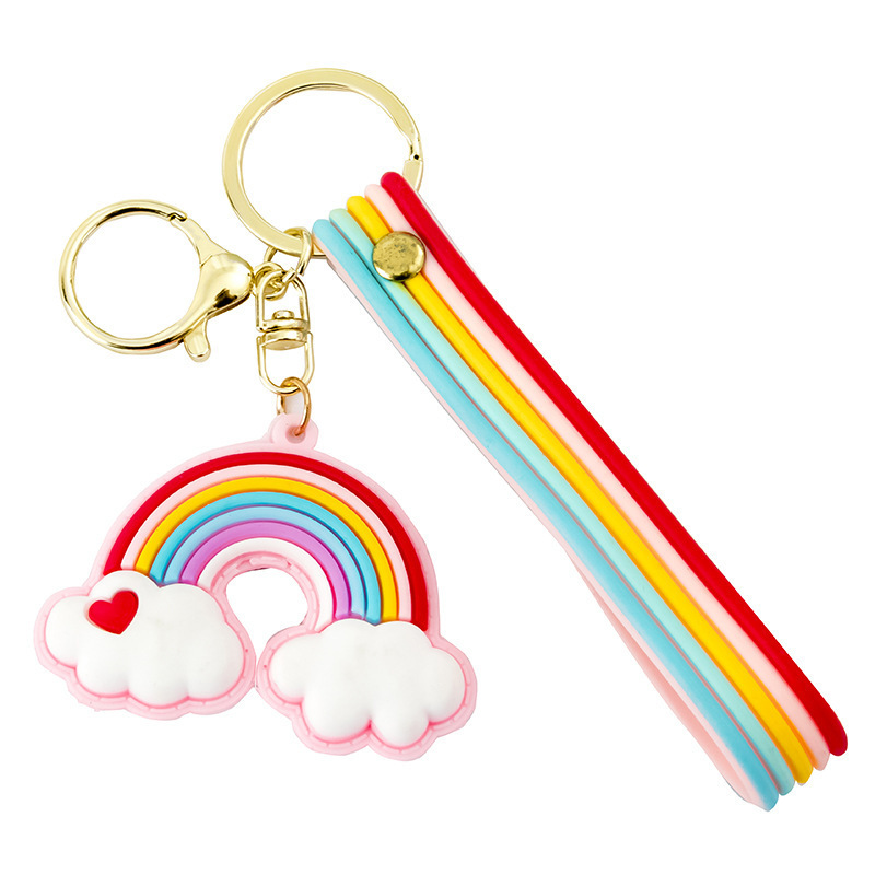 Wholesale Cheap New Fashion Design Love Music Initial Teddy Bear Silicone Rubber Pvc Sublimation Resin Jordan Keychain