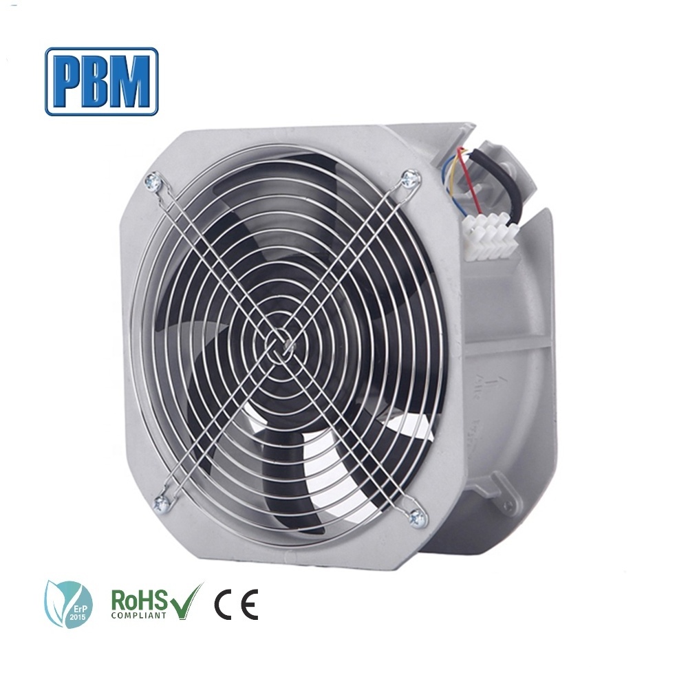 DC Exhaust Fan EC Motor Ventilation Components for Air Handing Units