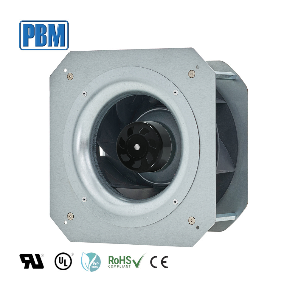 225mm Backward Centrifugal Fan Inline Duct Ventilation Exhaust Plug Fan for HVAC System