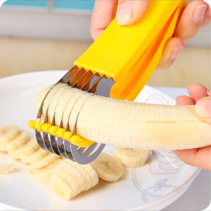 Home Kitchen Vegetable Peeler Salad Slice Banana Slicer Chopper Fruit Cutter Cucumber Knife