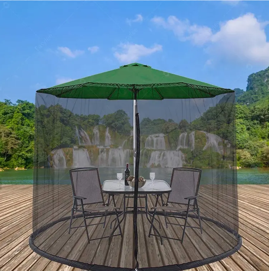 Garden Umbrella Hanging Tent mesh Mosquito Net outdoor umbrella mosquito net Umbrella Summer Cover Mesh