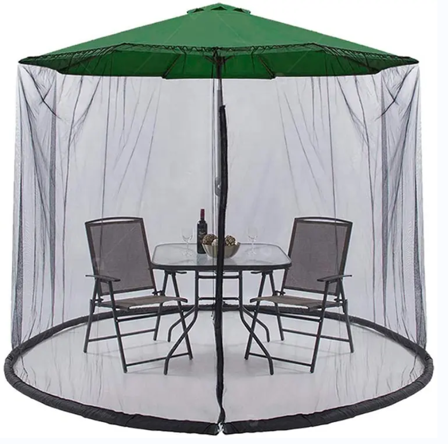 Garden Umbrella Hanging Tent mesh Mosquito Net outdoor umbrella mosquito net Umbrella Summer Cover Mesh