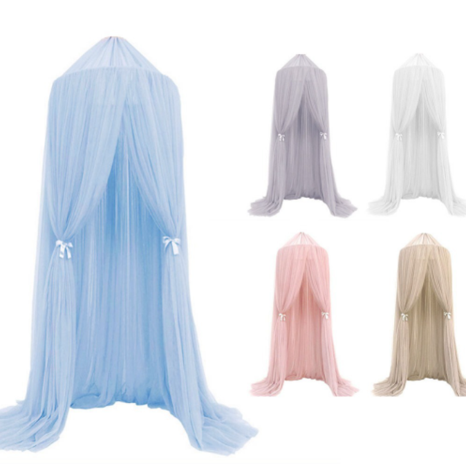 Kids Baby Bed Canopy Tent Bed Curtain Cribs Mosquito Net Children's Bedhead Mosquito Net for Baby