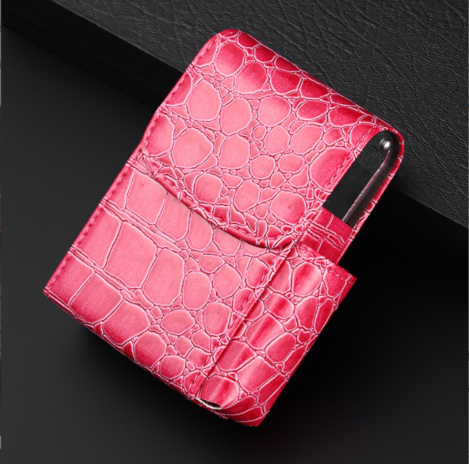 High quality PU leather cigarette case wallet cigarette case / leather Cigarette Tobacco Carring Storage Case with lighter