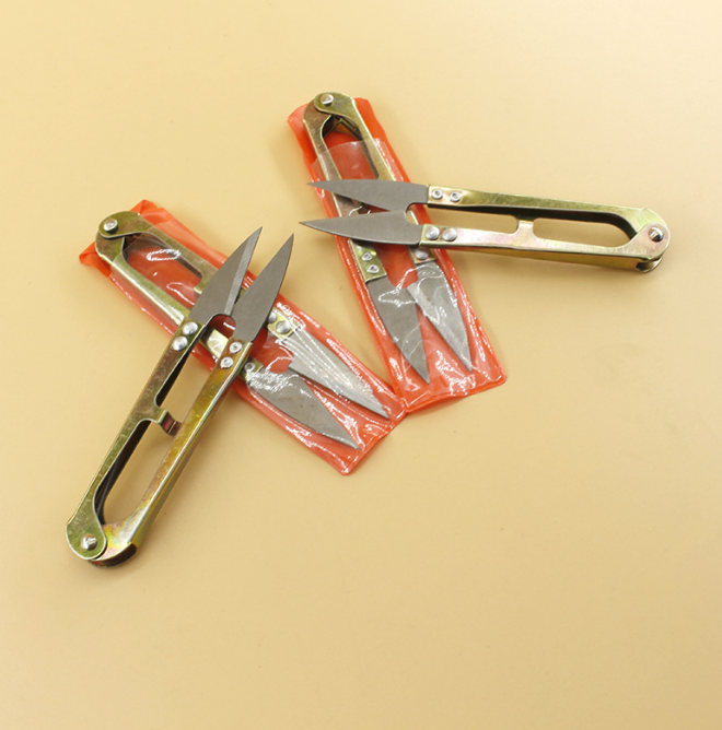 wholesale U-shaped Cross-stitch Scissors / Tailors Sewing Tools / Thread Scissors