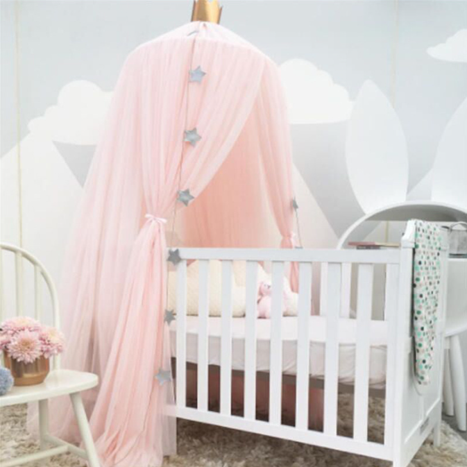 Kids Baby Bed Canopy Tent Bed Curtain Cribs Mosquito Net Children's Bedhead Mosquito Net for Baby