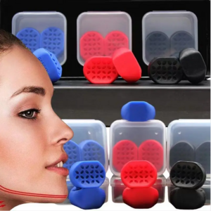 Jaw Trainer Face Exerciser Jaw Exerciser for Jawline Shaper Facial Toner Chin Masseter Muscle Trainer for Double Chin Reducer