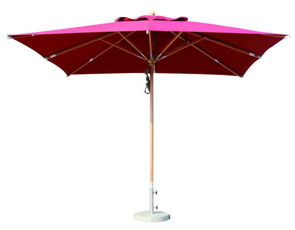 waterproof outdoor garden patio Umbrella With Push Button Tilt And Crank,market umbrella Parasols with base