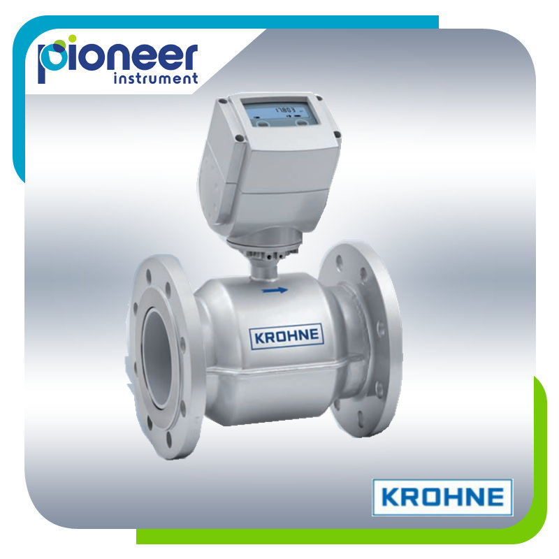 Krohne Battery-Powered Electromagnetic Flowmeter Liquid Flow Meter Electromagnetic Flow Meter Magnetic