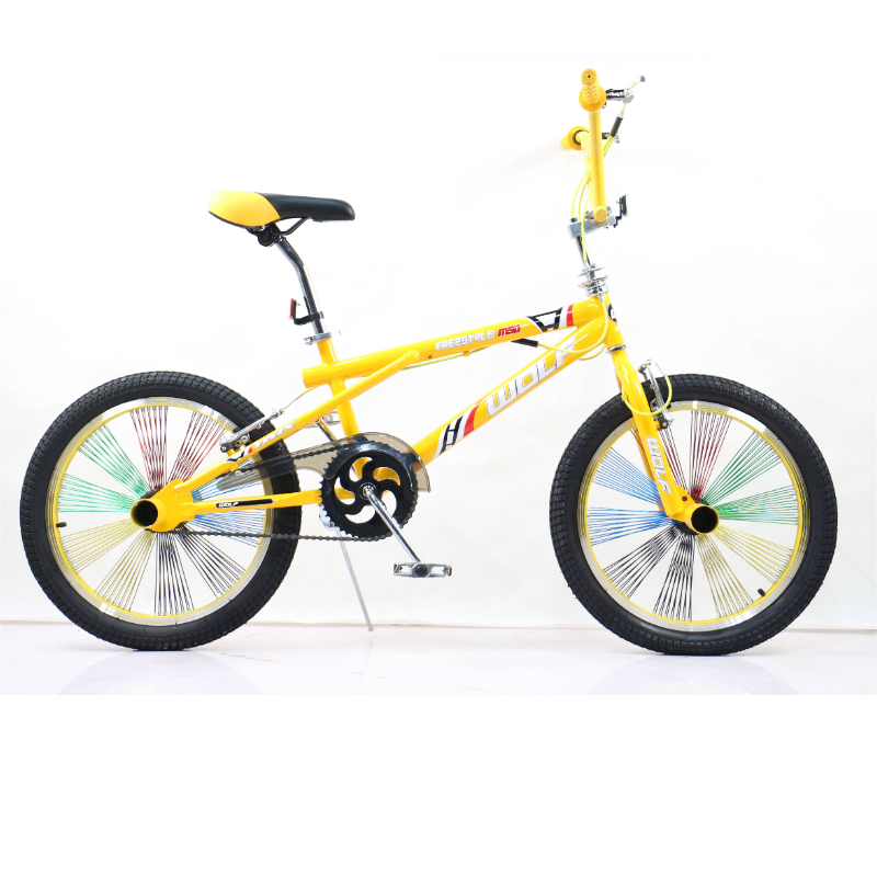 OEM Customized BMX Cycle  High Quality Red BMX Cub with Steel Frame  Single Speed Gears for Street Application