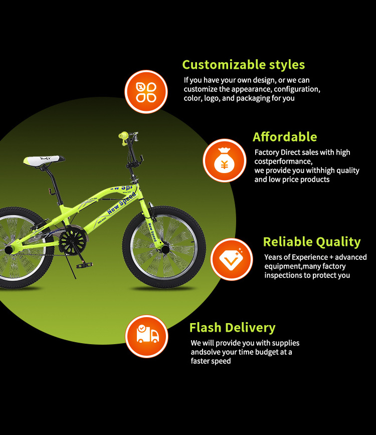 hot sale 20 inch  bmx bike Cheap Bicycle in stock kids bike Freestyle Bmx Bike For Sale