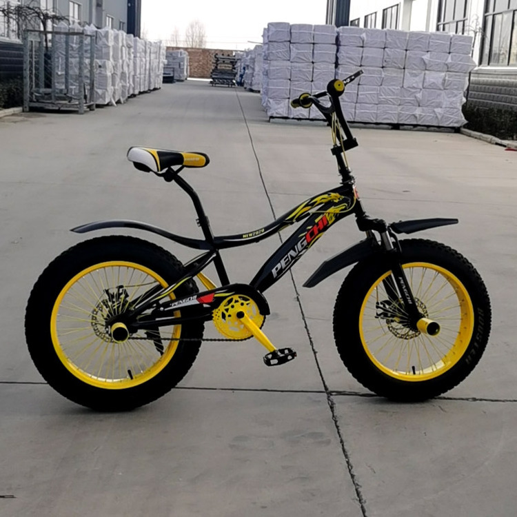 OEM bmx bicycles single speed 20 inch high carbon steel frame 4.0 fat tire adult kids bikes snow tires BMX bicyclitas