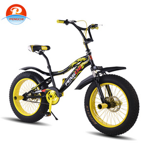 OEM bmx bicycles single speed 20 inch high carbon steel frame 4.0 fat tire adult kids bikes snow tires BMX bicyclitas