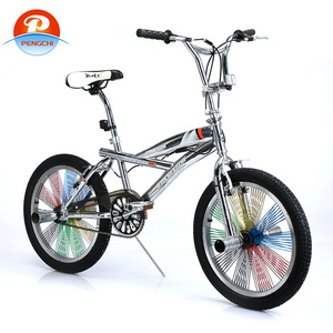 Customized high-quality adult mini bike with 20 inch single speed 360 free style electroplated BMX bicycle