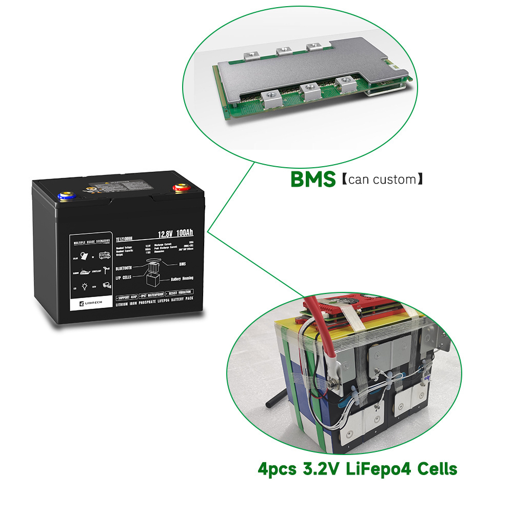 12 volt lithium ion batteries Solar Energy Storage battery lifepo4 24v 12v 100ah 200ah 500ah lithium lifepo4 akku battery pack